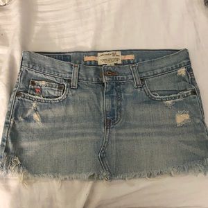 Abercrombie and Fitch jean skirt